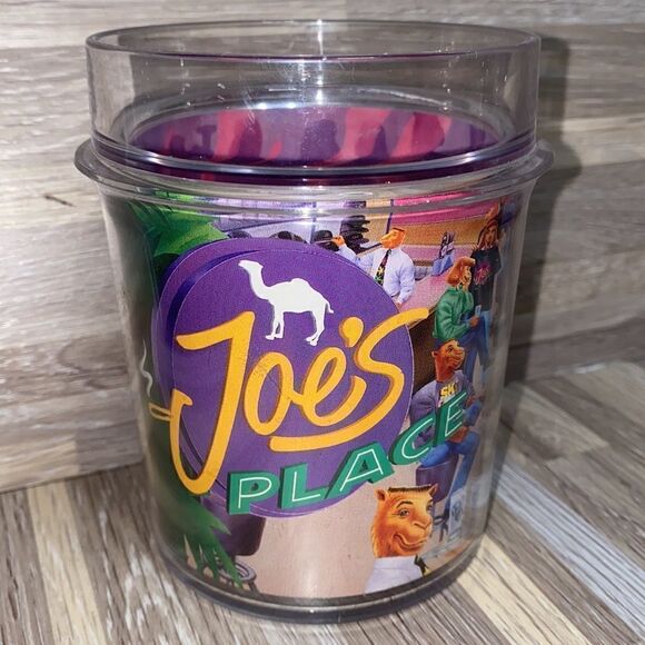 Smokin' Joe Camel Vintage 1994 JOE'S PLACE Tumbler Tobacco Promo Thermo-Serve - Picture 12 of 12